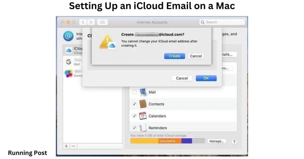 create icloud email