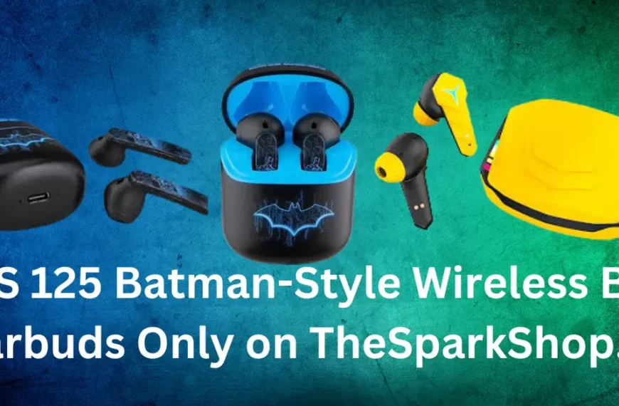 RS 125 only on thesparkshop.in batman style wireless bt earbuds