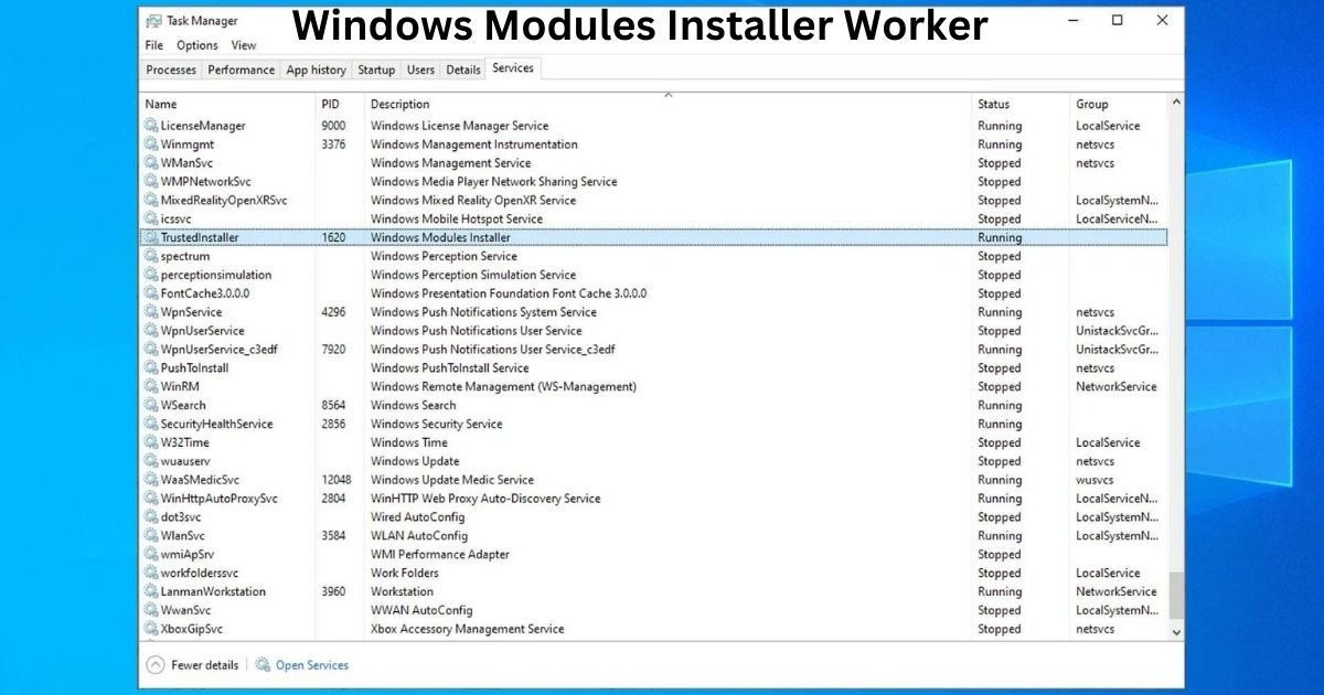 Windows Modules Installer Worker