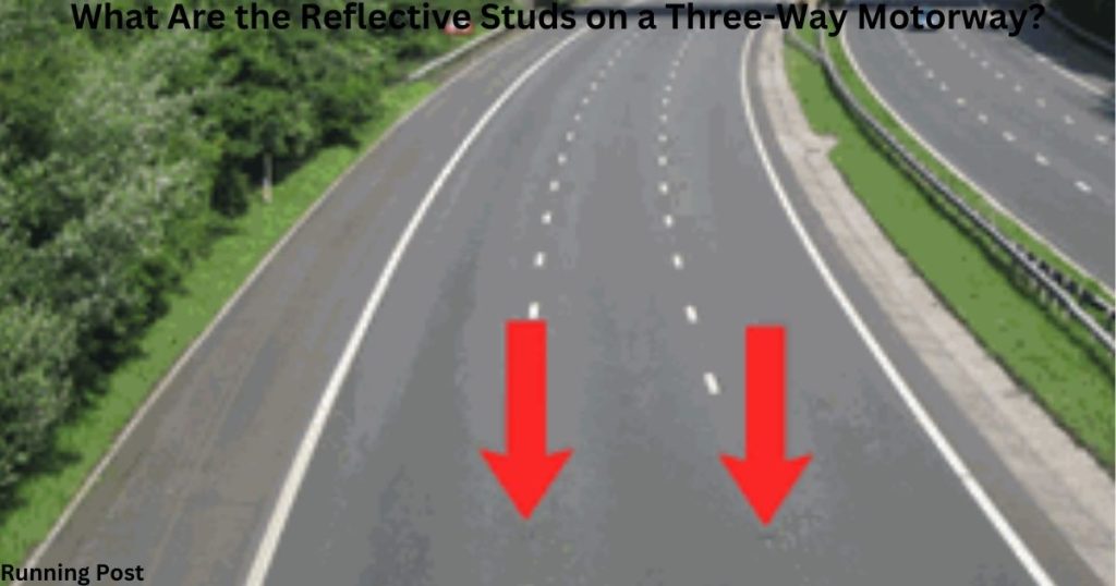 What Are the Reflective Studs on a Three-Way Motorway?