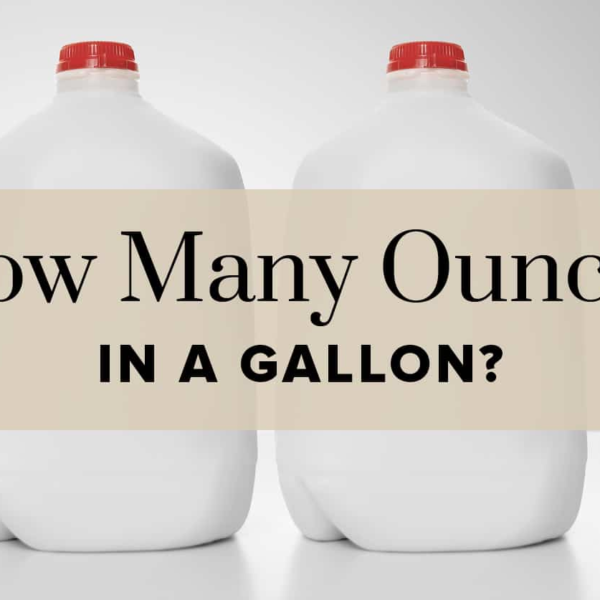 how many ounces in a gallon