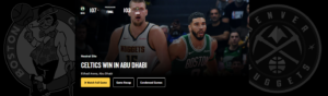 Boston Celtics vs Denver Nuggets Match Player Stats