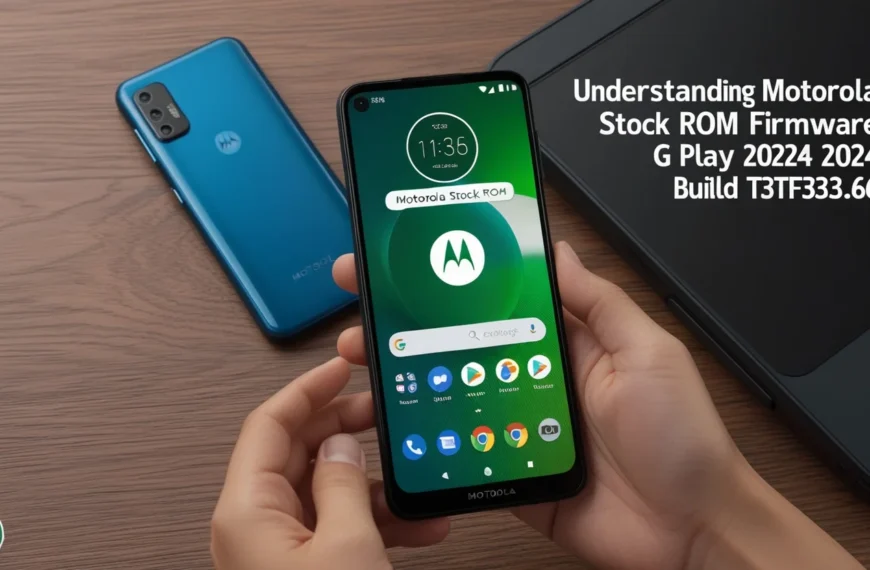 Motorola Stock ROM Firmware G Play 2024 Build T3TF33.66: A Comprehensive Overview