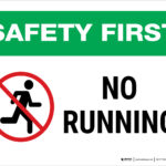 Safety First, Safety Always: Poster Ideas for No Running
