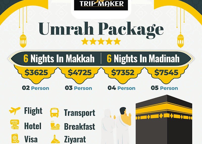 Umrah Trip Maker offers Easter holiday Umrah Packages…