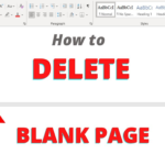 How to Delete a Page in Word: A Step-by-Step Guide