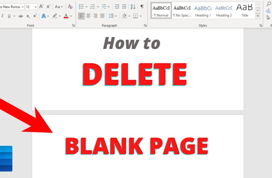 How to Delete a Page in Word: A…